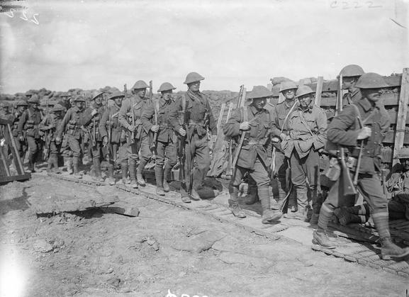 Australian troops in France, 1916